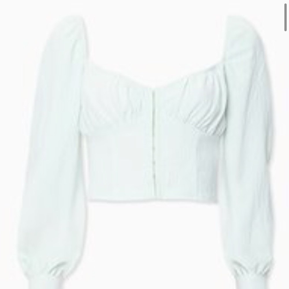Mint green blouse